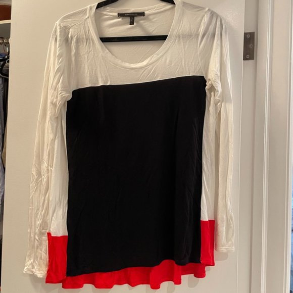 BCBGMaxAzria Color Blocked Long Sleeve - Picture 1 of 3